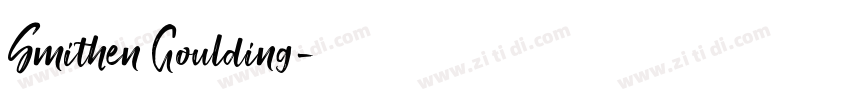 Smithen Goulding字体转换